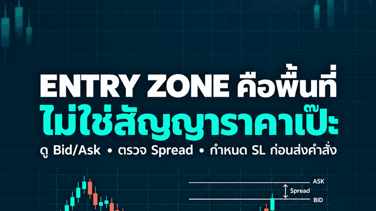 Entry Zone คืออะไร? ทำไมราคาที่ได้จริงอาจไม่ตรงกับเส้นบนกราฟ