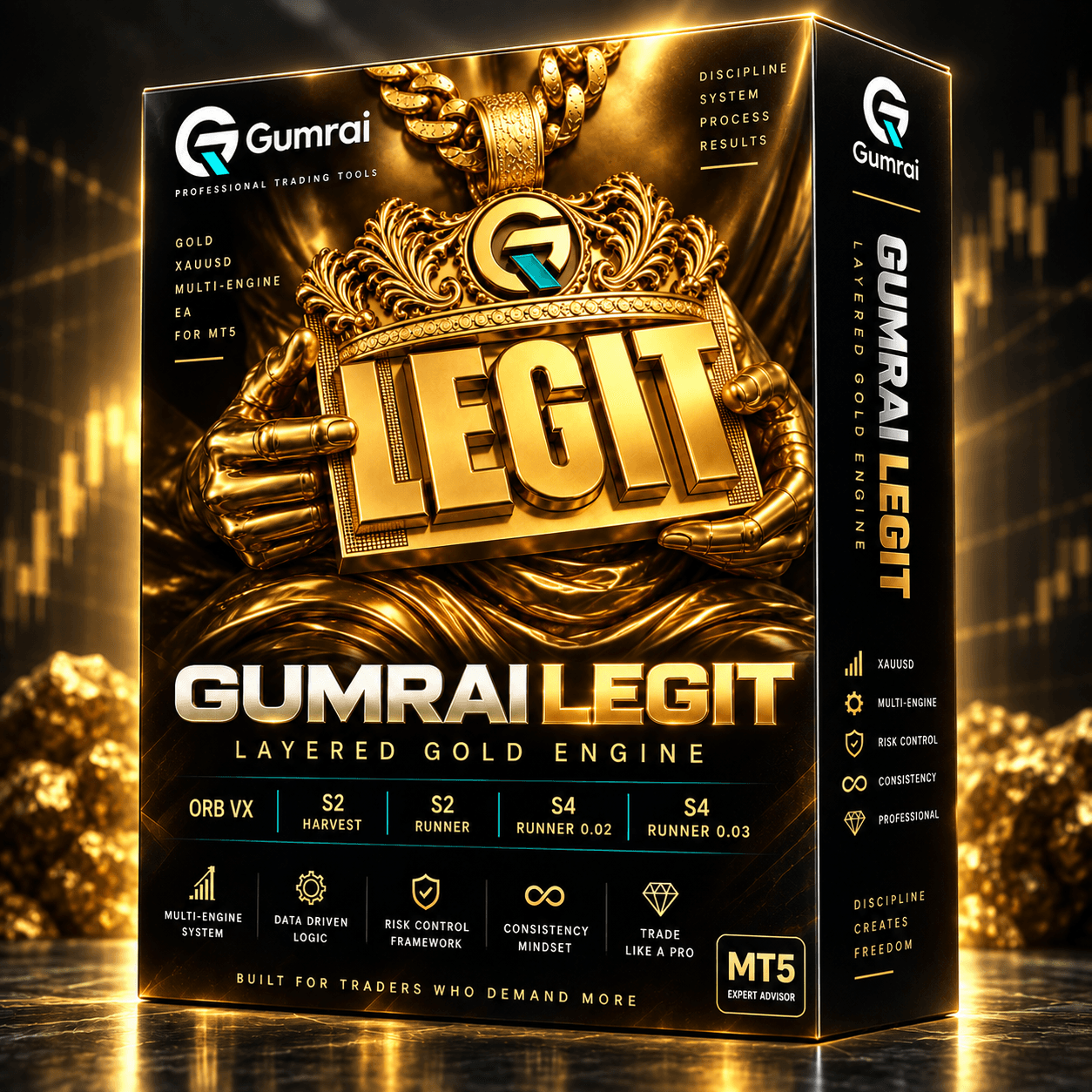 GUMRAI LEGIT Layered Gold Engine product box