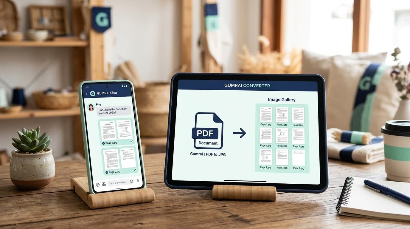 วิธีแปลง PDF เป็นรูปภาพเพื่อส่งแชทให้ลูกค้าผ่าน LINE, Facebook, และ LINE OA