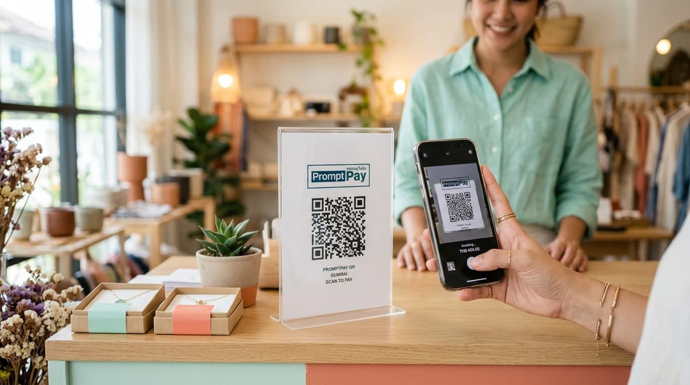 วิธีสร้าง QR Code รับเงินโอน และการตั้งระบบป้องกันสลิปโอนเงินปลอมสำหรับร้านค้า