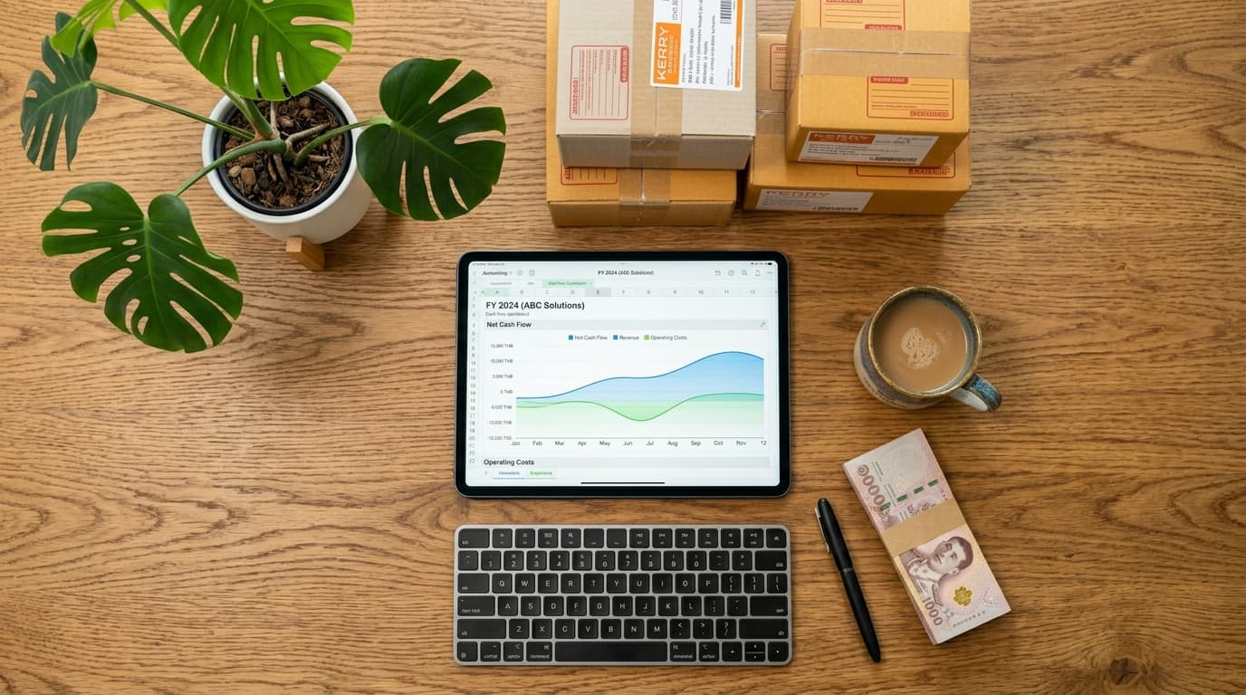 วิธีจัดการและคำนวณกระแสเงินสด (Cash Flow) สำหรับร้านค้าออนไลน์: ป้องกันปัญหาเงินจม หมุนเงินไม่ทัน